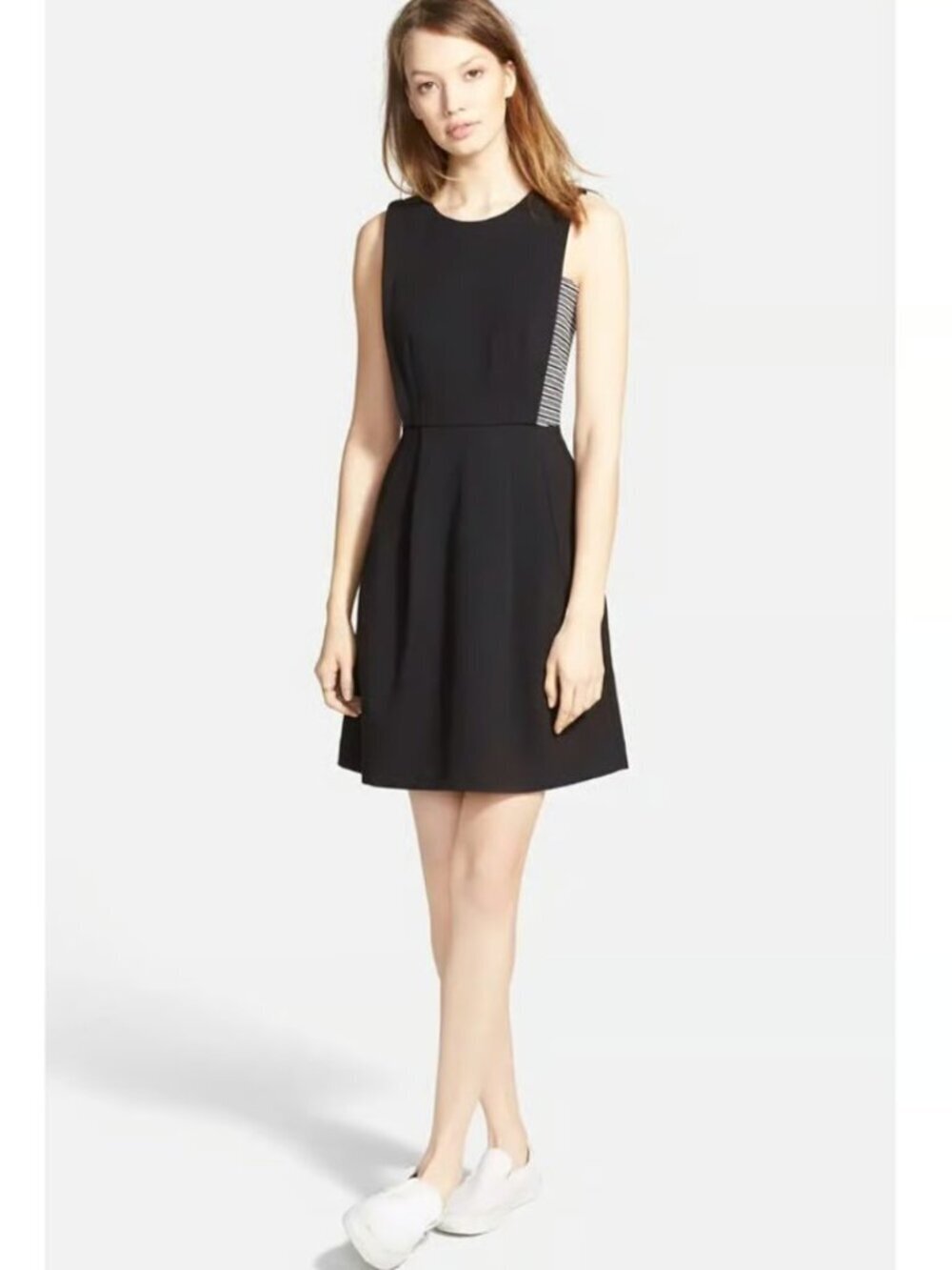 Madewell Abroad Inset Fit & Flare Mini Dress